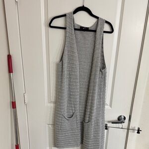 GNW Gray Striped Cardigan